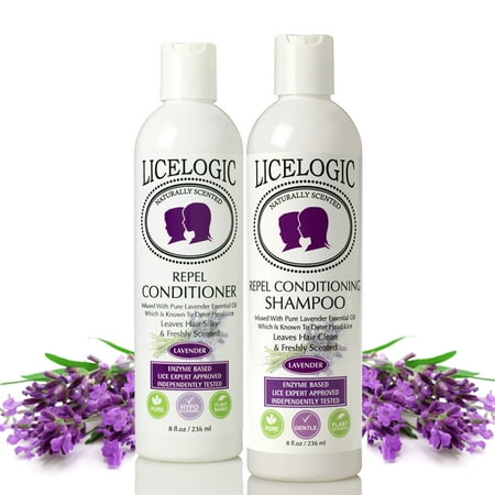 LiceLogic Head Lice Prevention Shampoo and Conditioner - Lavender