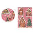 thumbnail image 5 of Yayeee Garden Flag 12"x18" Double Sided Outdoor Yard Lawn Holiday Decorations, Brown Gingerbread Houses, 5 of 6