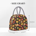 thumbnail image 2 of Disketp Colorful Maple Leaves Bolsa Térmica para Almuerzo, Lonchera con Abertura Amplia y Gran Capacidad, Organizador Reutilizable para Mujeres, Hombres y Adultos, 2 of 6