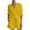 Yellow, variant on Diufon Womens 2pc Cotton Outfits V Neck Button Long Sleeve Shirts Elastic Waist Shorts Lounge Sets