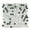 Black & White, variant on The Tile Life Eterna Penny Round Mauna Blis Glass Floor and Backsplash Wall Tile, 12" x 12", 1-Pc.