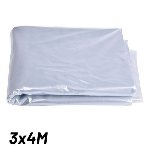 Clear Polythene Plastic Sheeting Garden DIY Material Cover for Greenhouse Roof
