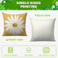 thumbnail image 6 of Spring Pillow Covers 18x18 Set of 4 Daisy Home Sweet Home Yellow Throw Pillows Decorative Pillow Cases Summer Seasonal Farmhouse Decorations for Home Sofa Couch, 6 of 6