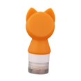 thumbnail image 3 of , botella de aseo de silicona, botella de almacenamiento vacía portátil a prueba de fugas de baño, solar, loción , Naranja, 3 of 6
