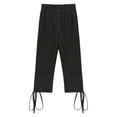 thumbnail image 3 of Aislor Boys Medieval Ankle Banded Pirate Pants Kids Renaissance Viking Pirate Cosplay Costume Halloween Fancy Pants Black 11-12, 3 of 7