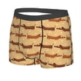 thumbnail image 5 of Goofa Dachshund Dog Puppy Printed Men's Boxer Briefs Underwear, Moisture-Wicking Underwear, Trunk,Soft and Breathable Cotton Underwear-Medium, 5 of 9