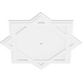 thumbnail image 2 of 34"OD x 1"ID x 18 3/4"C x 1"P Axel Architectural Grade PVC Contemporary Ceiling Medallion, 2 of 11