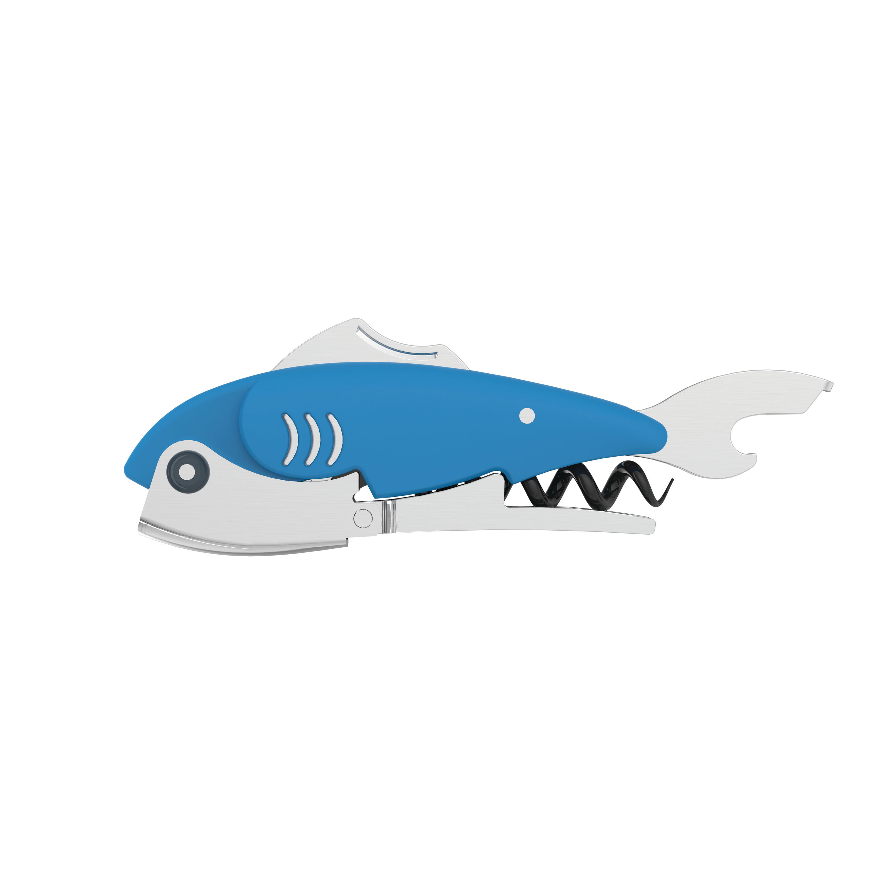 Blue TrueZoo 4224 Gillbert Fish Corkscrew 