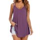 thumbnail image 1 of Playeras,Blusas y Tops,Ropa para Mujer Tank Top Para Mujeres Workout Camiseta sin mangas de verano para mujer, camisetas sin mangas, ropa informal (Purple, S), 1 of 6