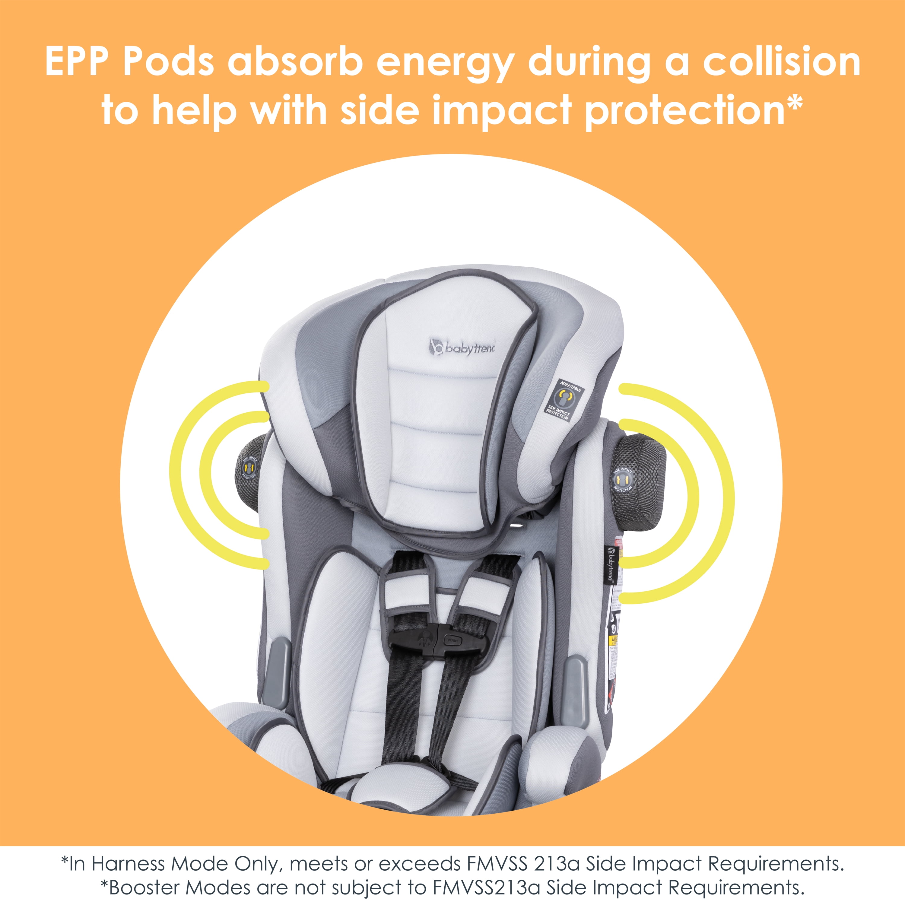 Baby Trend Hybrid SI 3-in-1 Combination Booster Car Seat - Desert Grey
