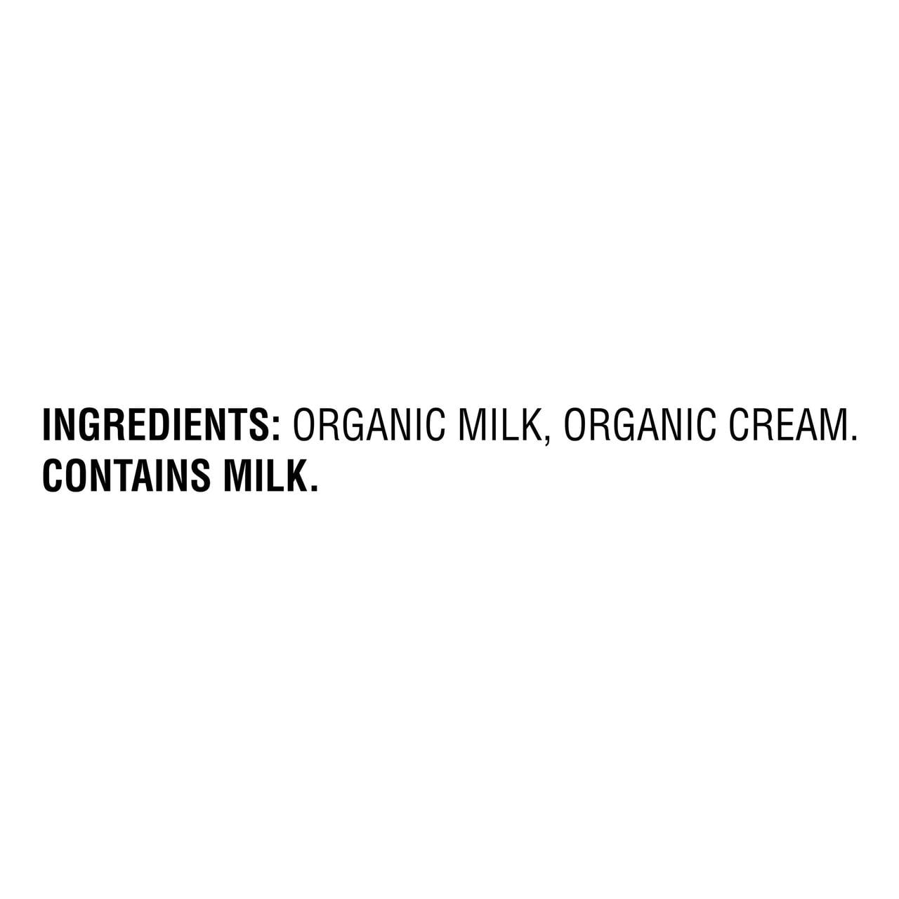 Great Value Organic Half and Half, 32 fl oz