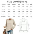 thumbnail image 5 of SUNBS Long Sleeve Shirts for Women Crewneck Sweatshirt Casual Pullover Ladies Tops and Blouses, 5 of 8