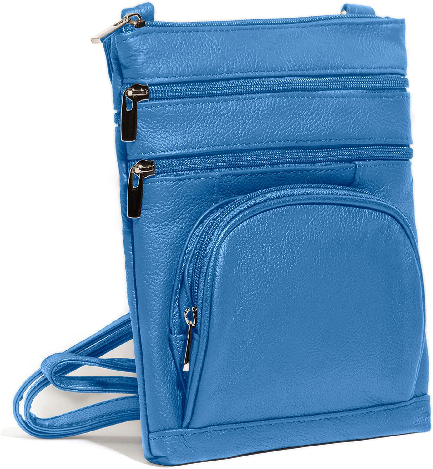 TOVOSO Crossbody Bag for Women Genuine Leather Multi Pocket