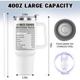 thumbnail image 6 of Math Tumbler with Handle For Men 40OZ Math Nutrition Gift Stainless Steel Cups Funny Saying Insulated Tumblers Gifts For Teacher Black and White Math Mugs with Non-Slip, 6 of 6