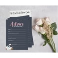 thumbnail image 4 of Inkdotpot Bridal Shower Games Advice For The Bride Set Of 50SwanMad Libs Game ActivityCards, 4 of 7