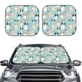 thumbnail image 6 of Lsque Colorful Dog 2 PCS Windshield Sun Shade | CarFoldable Window Covers | Car Accessories Reflect UV for Universal Cars SUV Truck | Medium, 6 of 7