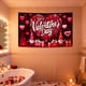 thumbnail image 1 of Tapiz de poliéster para festivales, decoración navideña, 180 x 114 cm, tapices de San Valentín, decoración de habitaciones, revestimientos de paredes, tapices para el hogar, tapices de San Valentín, d, 1 of 6