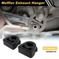 thumbnail image 2 of Soporte de Escape Muffler Único para Volkswagen Sagitar 2012-2014 para Volkswagen Bora 2013-2015 Reemplazo del Aislador del Soporte de Escape 1404920144 Goma Negra 2pcs, 2 of 6