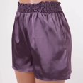 thumbnail image 3 of Camisones de algodón Gibobby Cárdigan con botones pantalones cortos de manga corta morado L, 3 of 5