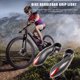 thumbnail image 5 of Bicicleta Luz de agarre para manillar de bicicleta de montaña 2 piezas Likrtyny clásica resistente al agua señal de aleación de aluminio para exteriores lámparas de advertencia de, 5 of 9