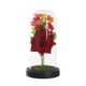 thumbnail image 1 of Rosa flores artificiales y rosa flor en cúpula de cristal para regalo de Acción de regalos del Día de San Valentín, 1 of 9