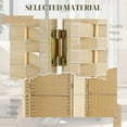 thumbnail image 5 of HOMCOM Room Divider, 6 Panel Folding Privacy Screen, 5.6' Tall Freestanding Partition for Home Office, Bedroom, Beige, 5 of 9