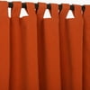 Sunbrella Canvas Brick Outdoor Curtain with Tabs 50 in. x 96 in.