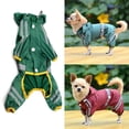 thumbnail image 5 of Balems Puppy Pet Dog Raincoat Clothes Glisten Hoody Rain Jackets Apparel, 5 of 5