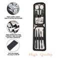 thumbnail image 3 of 7 Pcs Manicure Set Stainless Steel Nail Clippers, Beauty Tool Portable Set,Zipper Portable, 3 of 5
