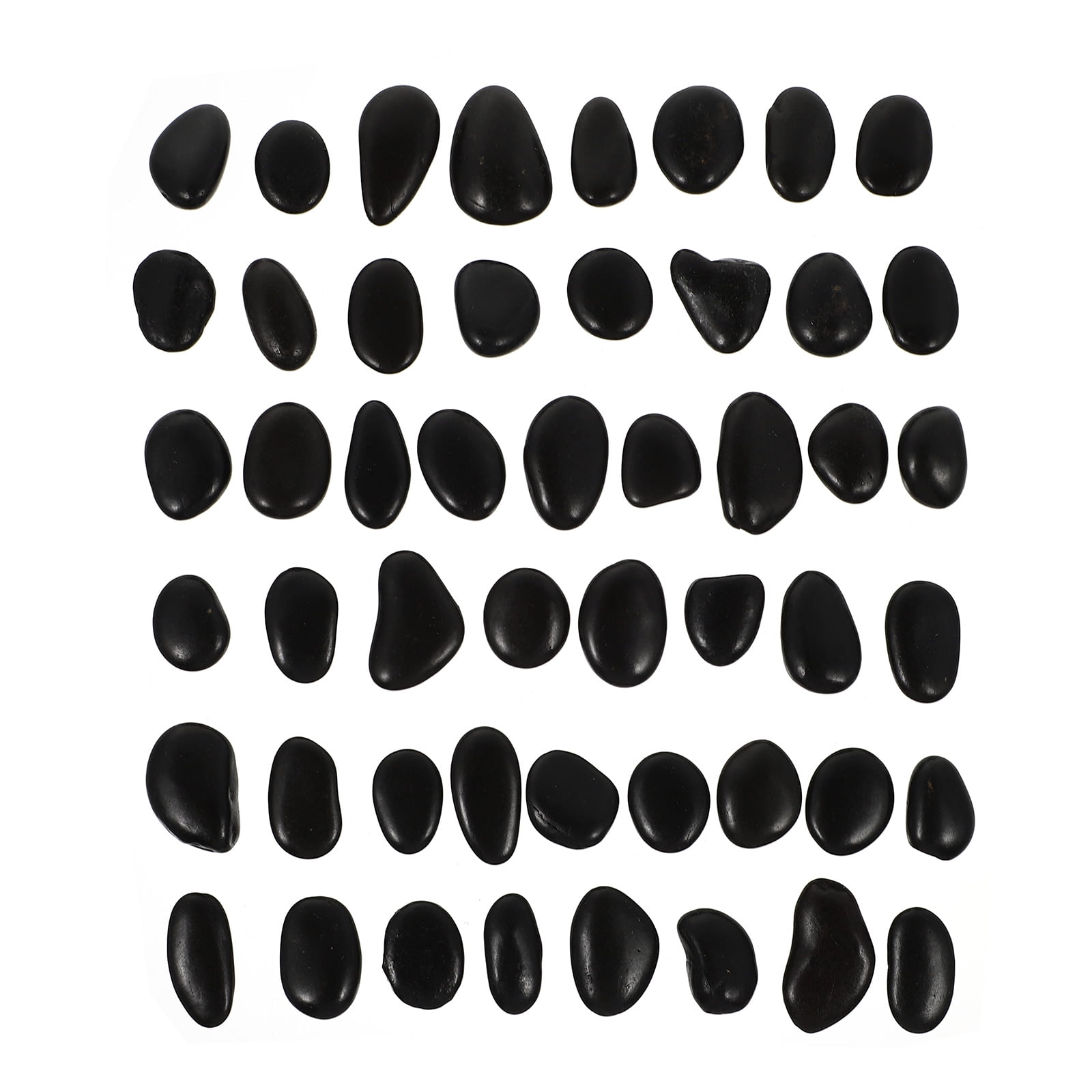 Parvistic 50 Pcs DIY Painting Flat Stones Kids Doodling Rocks Art Drawing Graffiti Rocks