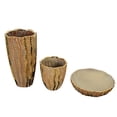 thumbnail image 3 of AFD SET 3 Carmel Gold Vases and Bowl, 3 of 5