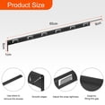 thumbnail image 2 of Uxcell Stove Gap Covers, Kitchen Stove Gap Filler, Aluminum Oven Gap Cover 25.59 in Length, Black, 2 of 6