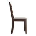 thumbnail image 5 of Castle Place Classic Wooden Dining Chair, Set of 2, Brown, 5 of 8