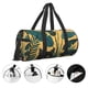 thumbnail image 3 of Balery Cat Hiding In Potted Plants Bolsa de Gimnasio para Mujeres y Hombres, Bolsa de Viaje Impermeable, Bolsa de Fin de Semana con Compartimento para Zapatos y Bolsillo Húmedo, 3 of 6