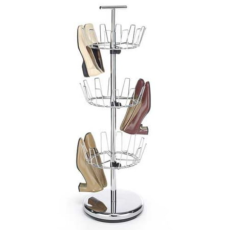 Whitmor Chrome Shoe Spinner