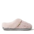 thumbnail image 3 of Dearfoams Women's Claire Cable Knit Chenille Clog Slippers, 3 of 9