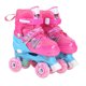 thumbnail image 4 of Yuarrent Juego de 2 patines para niñas de 8 a 12 años, seguros y cómodos, con ruedas de PU. Ropa Deportiva, Zapatos rojo Estilo brillo, 4 of 6