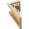 thumbnail image 6 of 8"W x 8"D x 16"H Wide Sheridan Rough Cedar Woodgrain TimberThane Corbel, Primed Tan, 6 of 6
