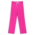 thumbnail image 3 of Pink Purple Women's Pajamas Pajama Pants Women's Sleepwear Lounge Sleep Bottoms Stretch with Pockets, 3 of 7