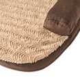 thumbnail image 5 of Vibrant Life Medium Round Corner Sofa Style Dog Bed, Brown, 25" x 35", 5 of 6