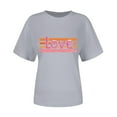 thumbnail image 5 of Womens Valentines Shirt Love Graphic Tees Round Neck Short Sleeve Top Ladies Valentine Tops Spring Shirts for Women 2026, 5 of 7