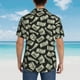 thumbnail image 4 of Fotbe Dollar Camisa Hawaiana para Hombre Unisex – Camisa Casual de Verano con Botones de Manga Corta de Algodón y Lino,XX-Large, 4 of 7