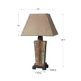 thumbnail image 3 of Uttermost Indoor and Outdoor Slate Accent Lamp in Hammered Copper, 3 of 3