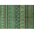 thumbnail image 1 of Ahgly Company Indoor Rectangle Oriental Turquoise Blue Industrial Area Rugs, 5' x 8', 1 of 4