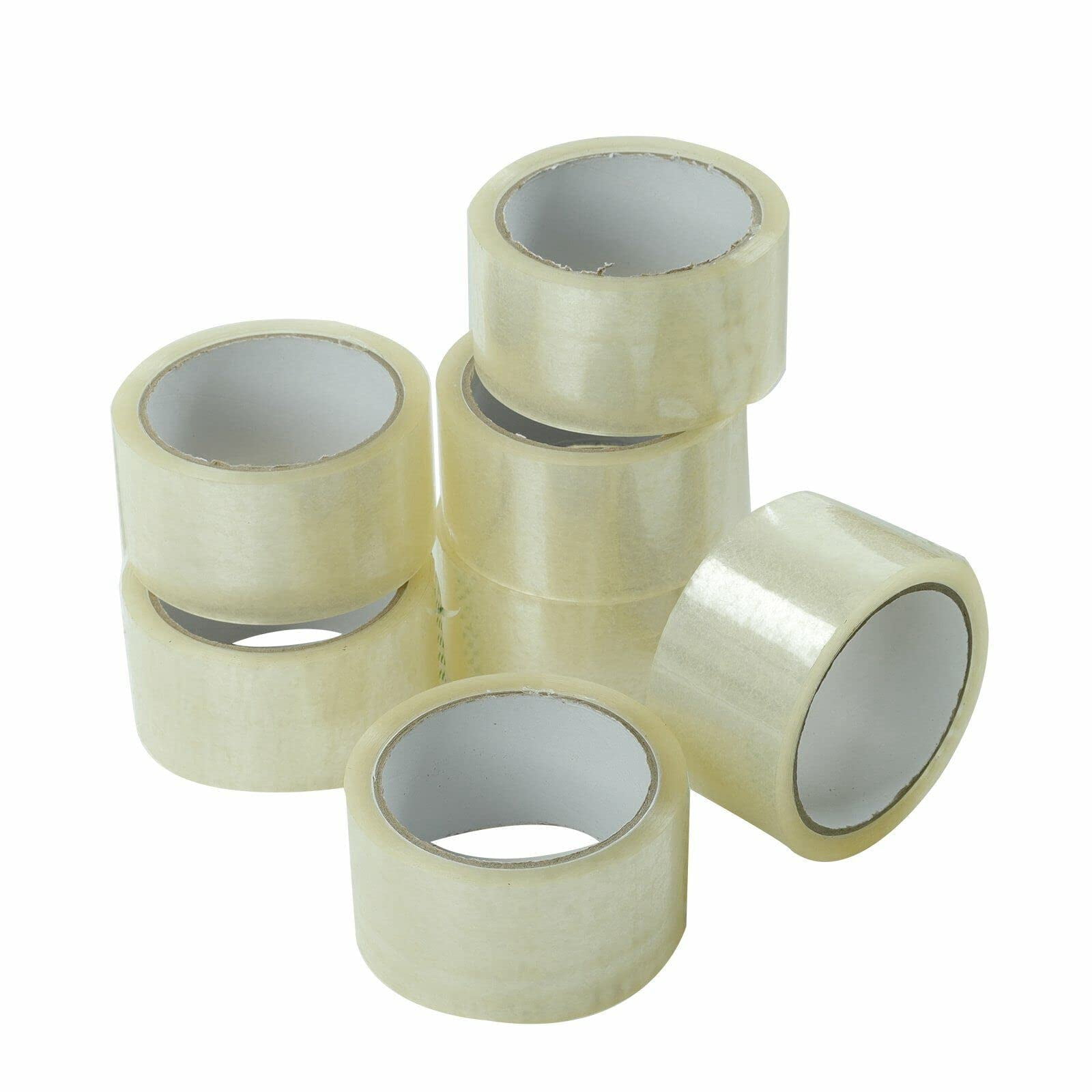 Confote Carton Sealing Clear Packing Tape Box Shipping - 2 mil 2" x 55 Yards 36 Rolls