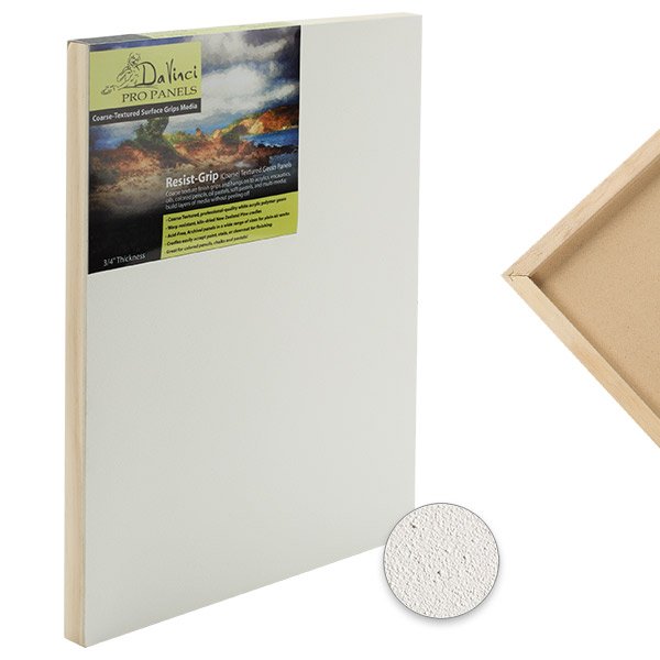 Da Vinci Pro Painting Panels Gesso Smooth, Textured, Coarse Grip, or