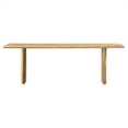 thumbnail image 5 of Modway Amistad 58" Wood Bench in Oak, 5 of 10