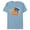 Ocean Blue, variant on Lilo & Stitch Rocket Ride - Short Sleeve Blended T-Shirt for Adults - Customized-Ocean Blue