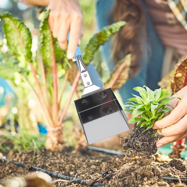 UPGRATOR Gardening Art Soil Shovel De Inoxidable Para Jardín Uso Exterior Multiusos