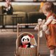 thumbnail image 5 of Juguetes de panda Navidad Bonitos recuerdos navideños de panda La elección perfecta para todas las edades Juguetes suaves y bonitos Decoraciones navideñas coleccionables., 5 of 8